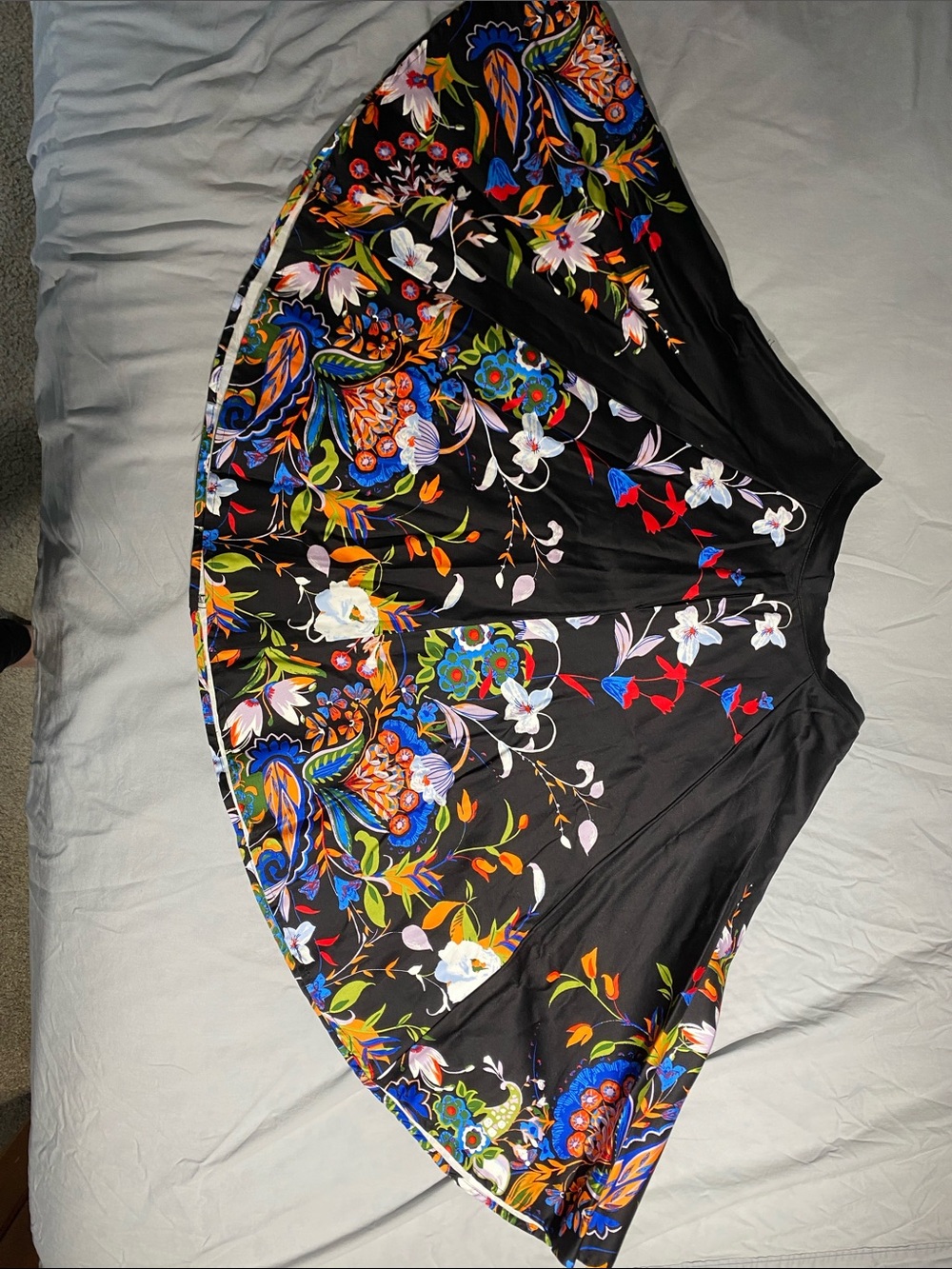 Unique Vantage Full Circle Skirt with Large pockets